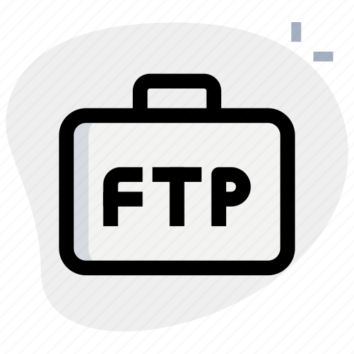 Ftp, suitcase, networking, data, transfer icon - Download on Iconfinder