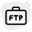 ftp, suitcase, networking, data, transfer 