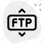 ftp, networking, data, transfer, arrow 