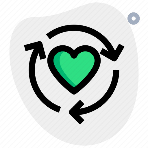 Transfer, networking, data, heart icon - Download on Iconfinder
