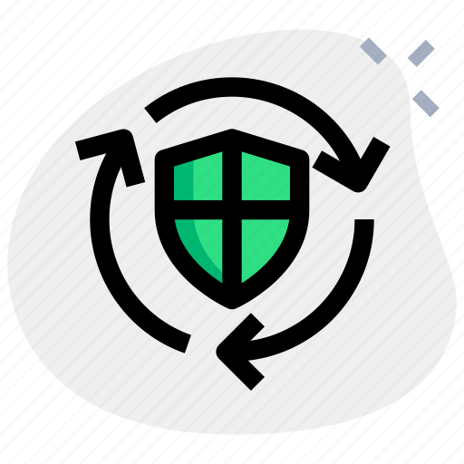 Transfer, networking, data, shield icon - Download on Iconfinder