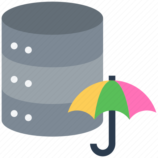Database, server, umbrella, insurance icon - Download on Iconfinder