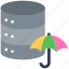 database, server, umbrella, insurance 