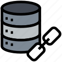 database, server, chain, link