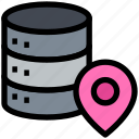database, server, location, gps