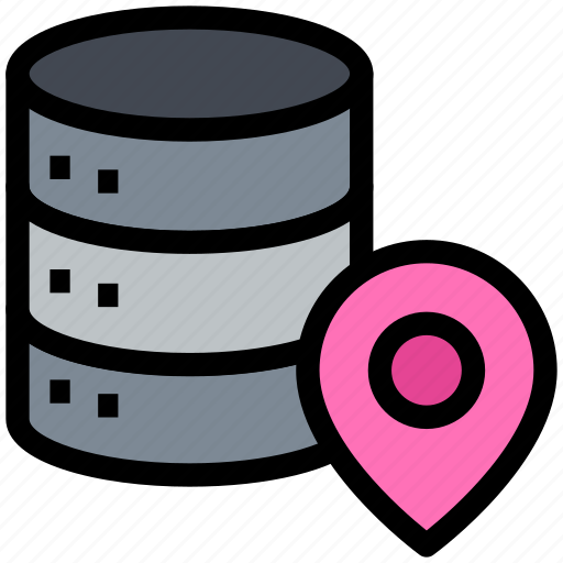Database, server, location, gps icon - Download on Iconfinder