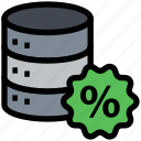 database, server, discount, tag