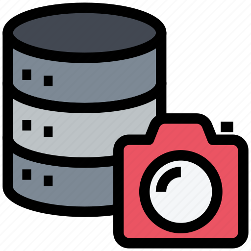 Database, server, camera, photography icon - Download on Iconfinder