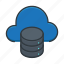 cloud, database, data 