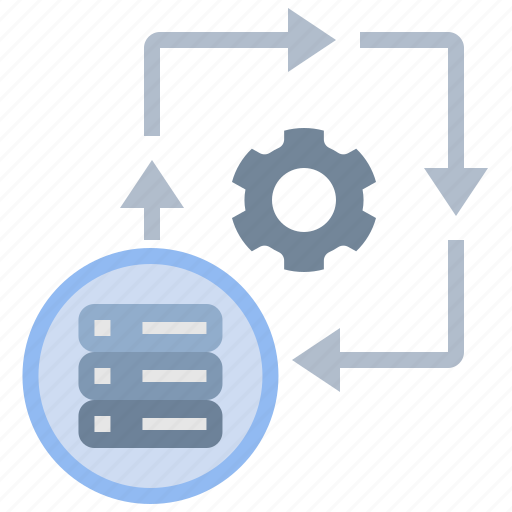Process, database, service, information, data system icon - Download on Iconfinder