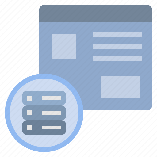 Template, datanomics, information, software, storage icon - Download on Iconfinder