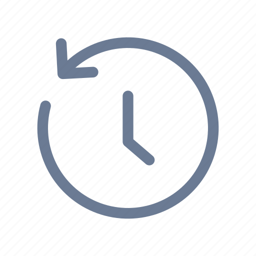Time, rewind, clock icon - Download on Iconfinder