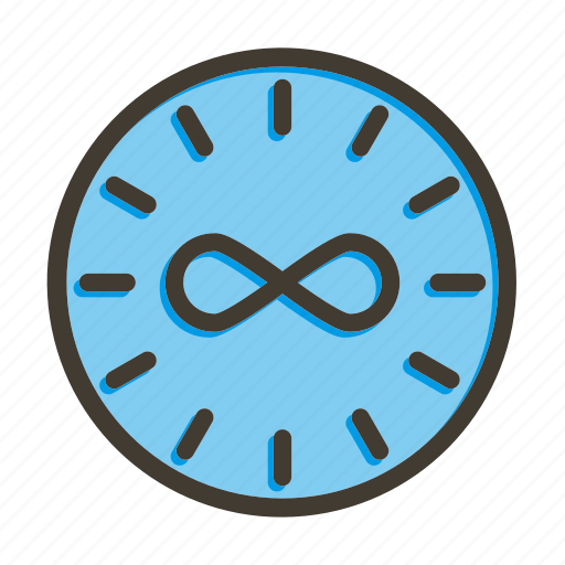 Infinity, time, watch, infinite, loop, sign icon - Download on Iconfinder