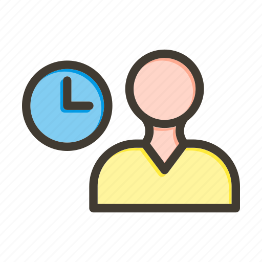 Productivity, man, time icon - Download on Iconfinder