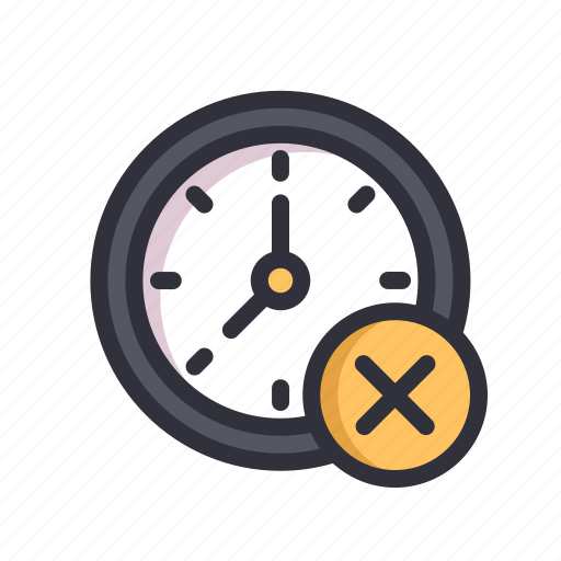 Clock, time, hour, watch, remove, delete icon - Download on Iconfinder