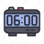 clock, time, hour, watch, digital, electronics, device 