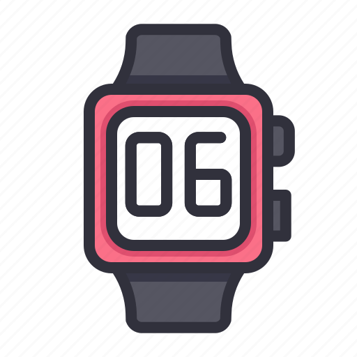 Clock, time, digital, watch, smartwatch, electronics, device icon - Download on Iconfinder