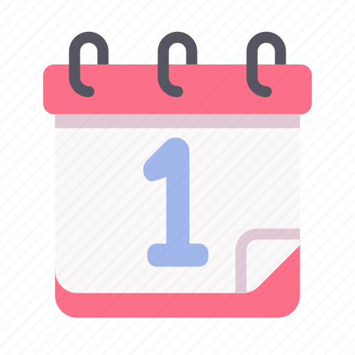 Calendar, date, planner, schedule, new, year, one icon - Download on Iconfinder
