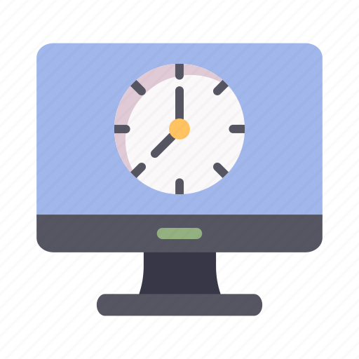 Clock, time, hour, watch, computer, pc, alarm icon - Download on Iconfinder