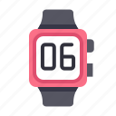 clock, time, digital, watch, smartwatch, electronics, device