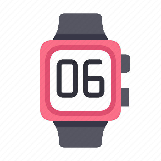Clock, time, digital, watch, smartwatch, electronics, device icon - Download on Iconfinder