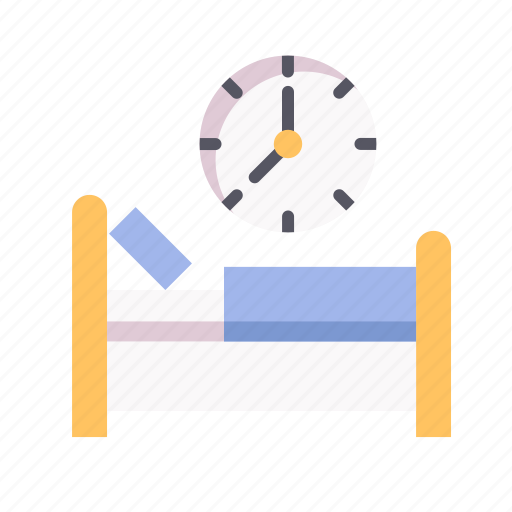 Clock, time, hour, watch, sleep, alarm, bed icon - Download on Iconfinder