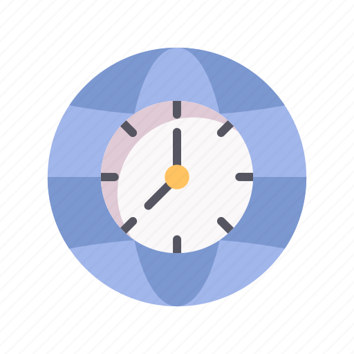 Clock, time, hour, watch, world, global, globe icon - Download on Iconfinder