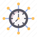 clock, time, hour, watch, network, server, sharing