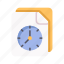clock, time, hour, watch, file, document, report 