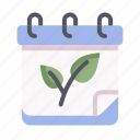 calendar, date, planner, schedule, spring, leaf, season