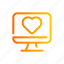 computer, online, dating, valentine, desktop, love 