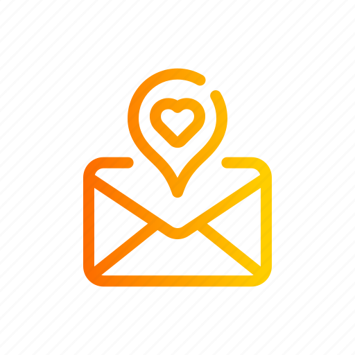 Email, heart, letter, communications, love icon - Download on Iconfinder