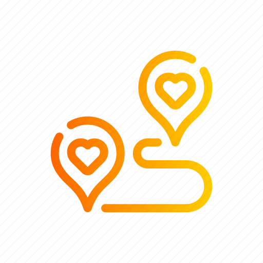 Love, message, dating, app, maps, placeholder, heart icon - Download on Iconfinder