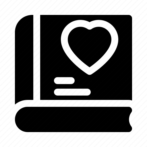 Diary, heart, agenda, notebook, love icon - Download on Iconfinder
