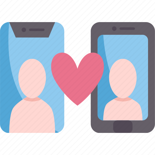 Love, couple, dating, online, mobile icon - Download on Iconfinder
