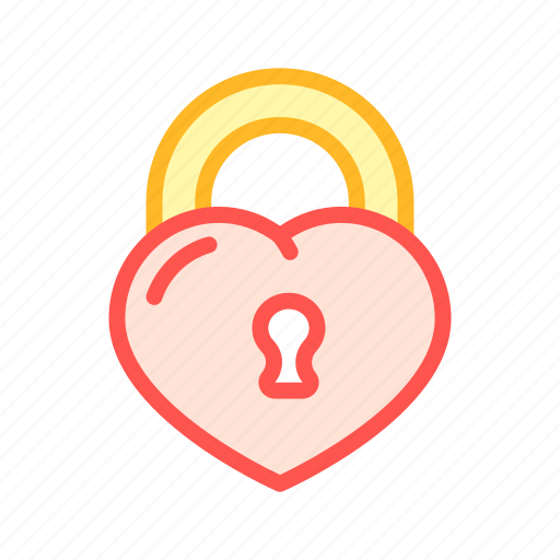 Broken, dating, form, heart, padlock, romantic icon - Download on Iconfinder