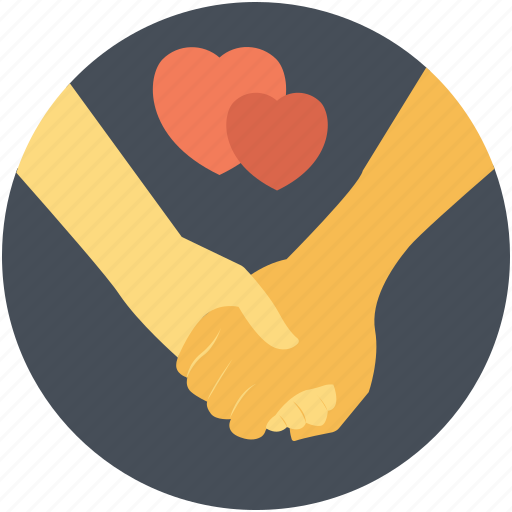 Believing in love, couple in love, holding hands, instant connection, intimacy icon - Download on Iconfinder