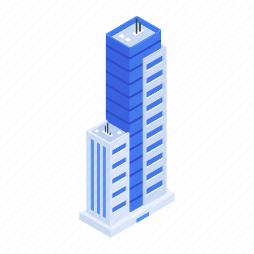 Business tower, office tower, tower, skyscraper building, corporate building icon - Download on Iconfinder