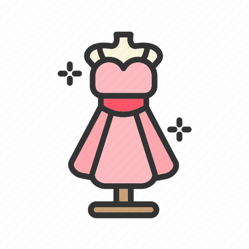 Dress, bridal dress, cocktail dress, clothing, apparel, fashion, party icon - Download on Iconfinder