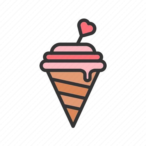 Ice cream cones, cone, desserts, sweet, ice cream sundae, gelato, ice cream scope icon - Download on Iconfinder