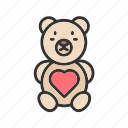 teddy bear, toy, stuffed, cute, baby, panda, soft, child