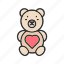 teddy bear, toy, stuffed, cute, baby, panda, soft, child 
