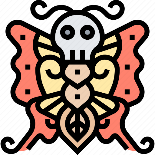 Wings, butterfly, skull, demon, dead icon - Download on Iconfinder