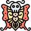 wings, butterfly, skull, demon, dead 