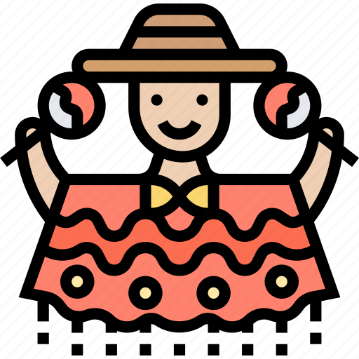 Clothes, traditional, sombrero, poncho, maxican icon - Download on Iconfinder