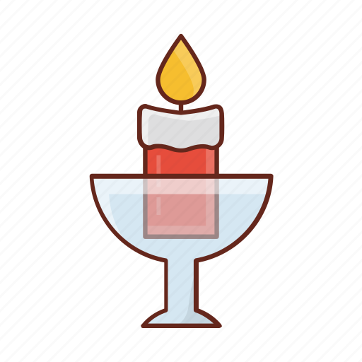 Candelabra, church, candle, death, dead icon - Download on Iconfinder