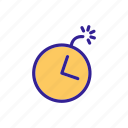 clock, deadline, management, outline, over, time, watch 