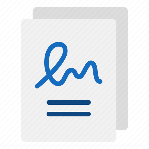 Agreement, document, signature icon - Download on Iconfinder