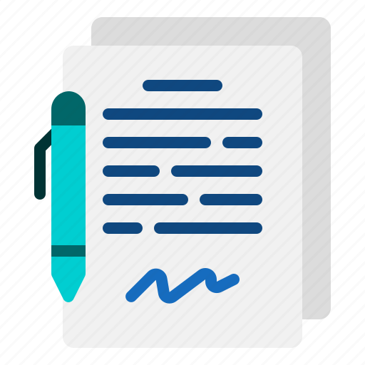 Agreement, pen, signature icon - Download on Iconfinder