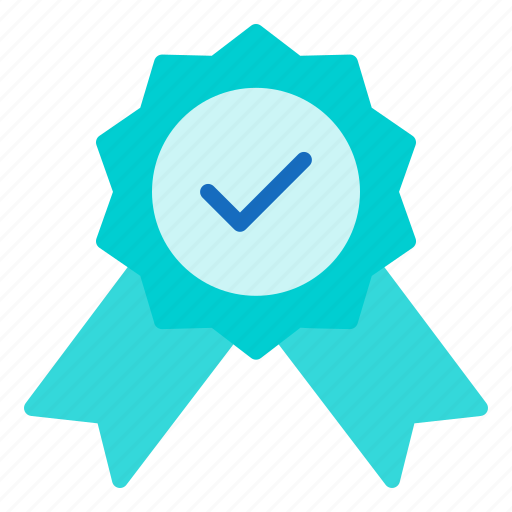 Badge, award, check, ribbon, veteran icon - Download on Iconfinder